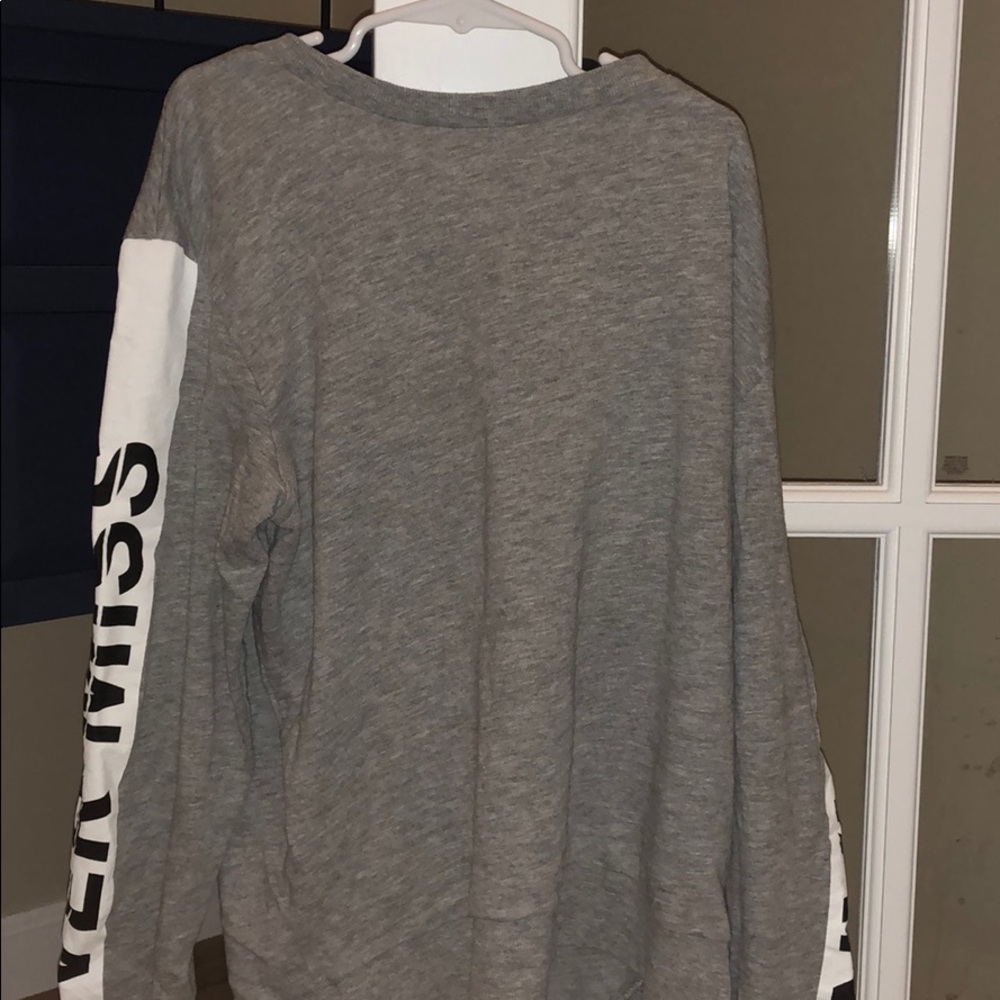 Gray Never Miss A Chance long sleeve